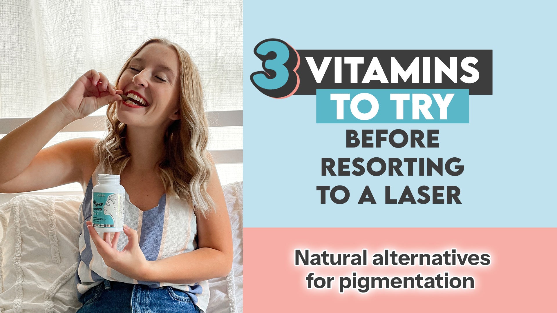 3 vitamins to try before resorting to a laser for pigmentation