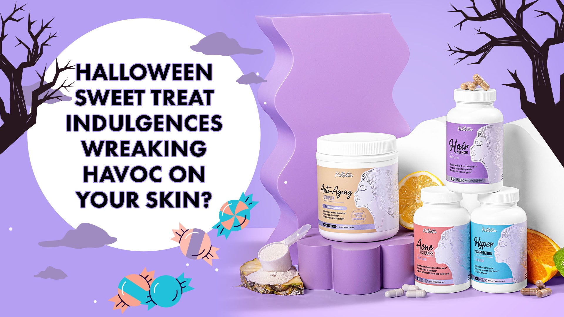 Halloween sweet treat indulgences wreaking havoc on your skin?
