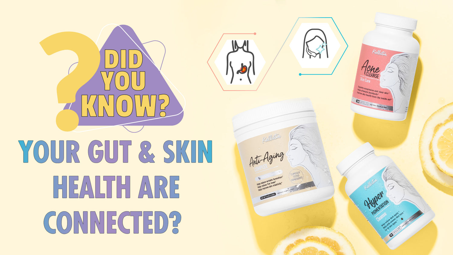 Did you know your gut & skin health are connected?