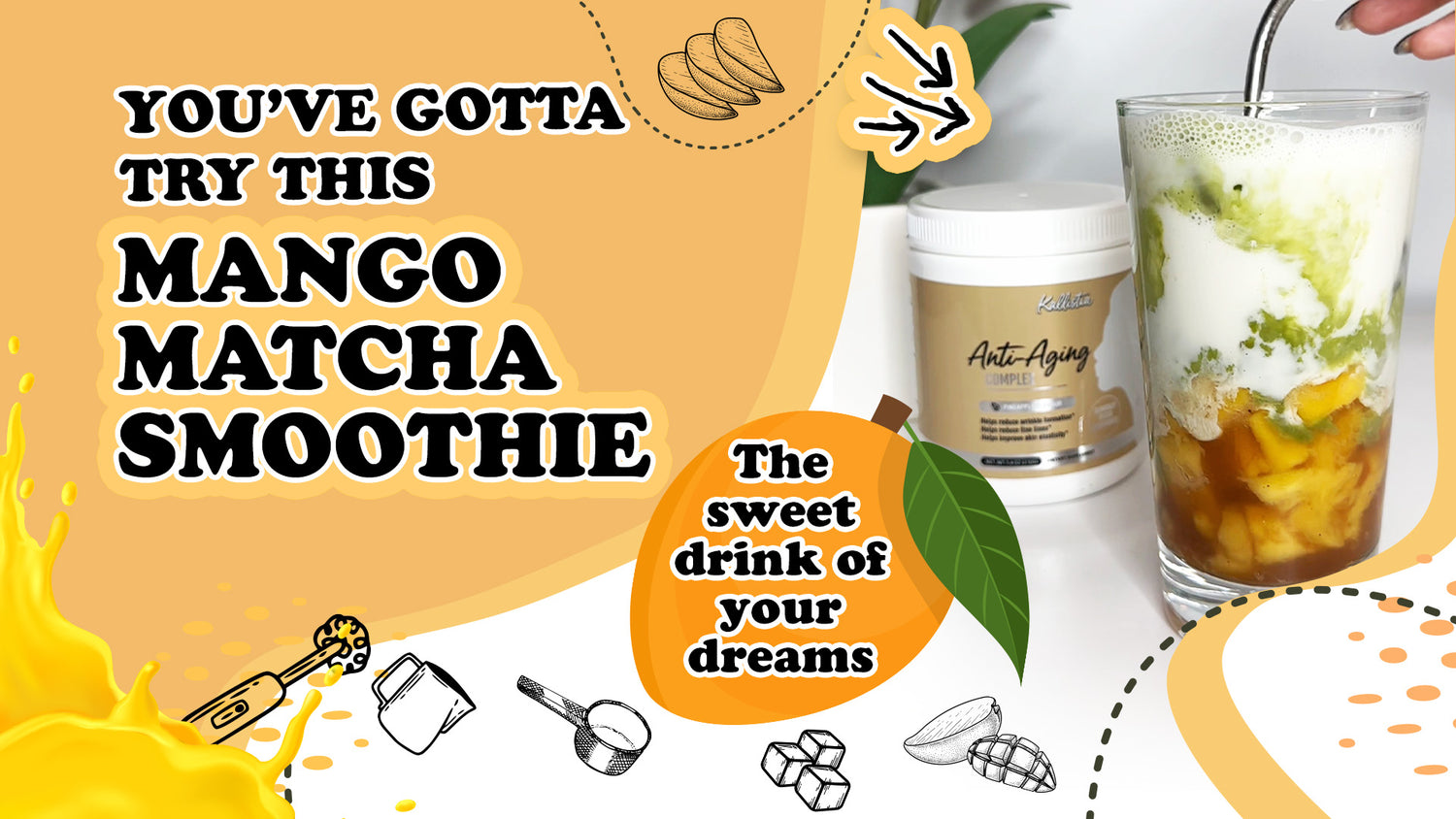 You’ve gotta Try This Mango Matcha Smoothie