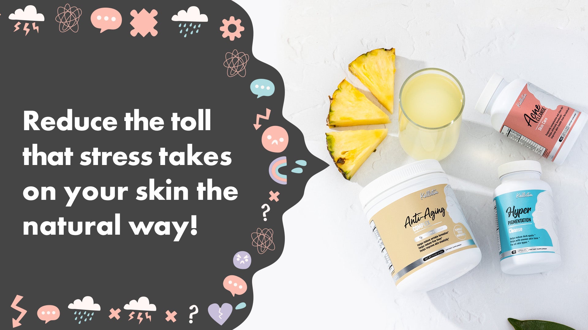 Reduce the toll that stress takes on your skin the natural way!